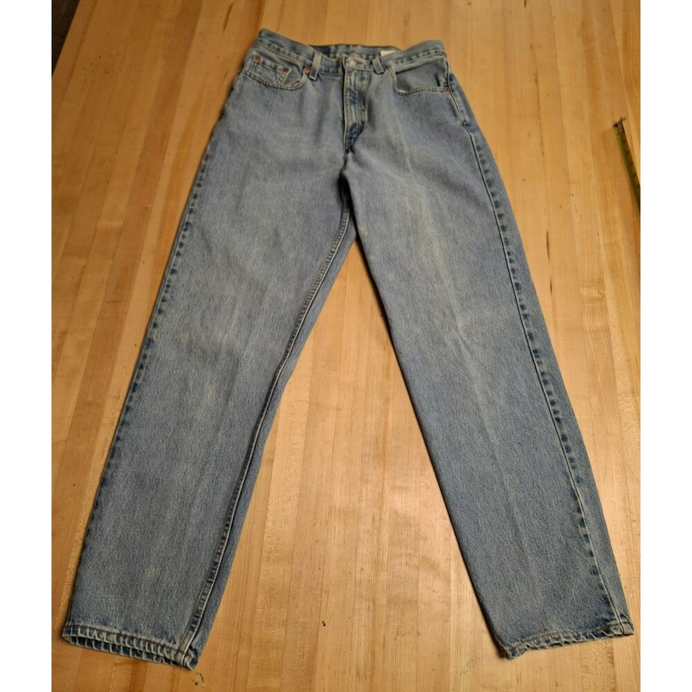 Vintage 90s Women's Levi's 560 Jeans, Size 10 M, Light, Loose Fit Straight Leg